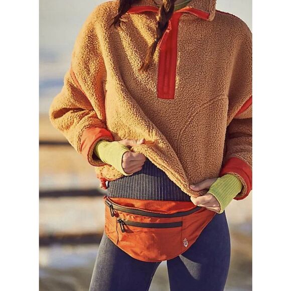 Free People Movement Ripstop Runner Autumn Orange NWOT $44 - Picture 2 of 5